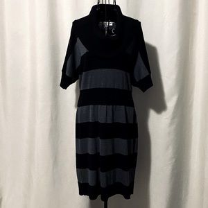 LOFT 1/2 Sleeve Cowl Neck Sweater Dress